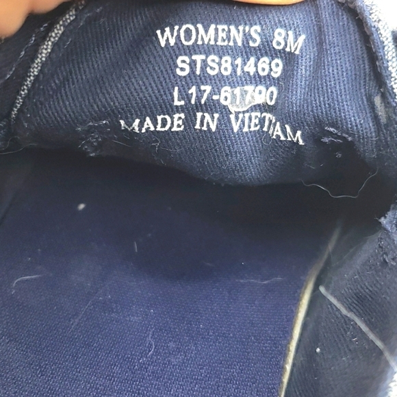 SPERRY Crest Vibe Crepe Chambray Boat Shoes 8M - Picture 13 of 13